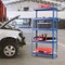 60” Navy Blue MDF Board Boltless Storage Adjustable Shelving Unit with Heavy Duty Metal Frame